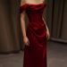 Women's Clothing One Shoulder Toast Dress High End Light Luxury Bride Engagement Dress New Style Small Tail Slim Satin Dress_ecoleips.com