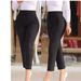 Women's Slim-Fit Polyester Ankle Pants – 12 Trendy Colors | Stretch Comfort | S-XXL | Office To Weekend Versatile Trousers_ecoleips.com