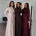 Women's Long Sleeve Fold Button Zen Style Linen Long Coat Autumn New Cross Border European American Foreign Trade Straight Long Skirt_ecoleips.com