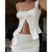 Retro Camisole Lace Top For Women Jacquard Pastoral Style Summer Hot Girl Versatile Vest Design YL23278_ecoleips.com