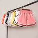 plus Size Pajama Trousers Women's Sports Shorts High Waist Solid Colour Wide Leg Trousers Elastic Waistband Pocket Pajama Trouse_ecoleips.com