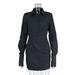 Women's Striped Long Sleeve Shirt Dress Mini Bodycon Spring Summer Cross Border Clothing_ecoleips.com