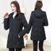 Women’s Slim-Fit Mid-Length Padded Coat – Winter Warmth With Stylish Quilted Design, Lightweight Yet Insulated Cotton Jacket_ecoleips.com
