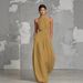 Women's Elegant Slim Fit Jumpsuit Halter Neck Backless Sleeveless Summer New Solid Color Style_ecoleips.com