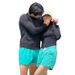 New 2026 Korean Style Long Sleeved Two Piece Swimsuit Sunscreen Casual Sports Surfing Suit for Men And Women_ecoleips.com