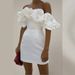 Elegant 3D Bubble Neckline Bodycon Party Dress For Women - Sexy Off-Shoulder Cocktail Evening Gown (Black/White/Red/Pink/Violet, XS/S/M/L/XL)_ecoleips.com