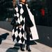 New Women's Long-sleeved Printed Coat Lapel Jacket_ecoleips.com