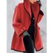 Women's Oversized Wool-Blend Coat – Lightweight Longline Duster (S-5XL, 10 Colors, Single-Button Closure)_ecoleips.com