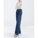 Four-way Stretch Straight-leg Jeans For Women, 2025 New Model, Narrow Wide-leg Floor-length Pants, High-waisted And_ecoleips.com