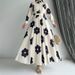 Women's Elegant Printed Shirt And High Waisted Slim Fit Skirt Set European American Style Collared Autumn Fashion 2025_ecoleips.com