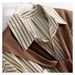 Women's Clothing design striped printed shirt for women ~ casual knitted shawl two piece tops that make you look thin and young_ecoleips.com
