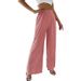 Women's Solid Color Pleated Wide Leg Pants Casual Spring Summer New Arrivals Independent Website European American Style_ecoleips.com
