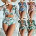 Women's Clothing Newhigh End Fashion Sexy Multi Color Printed Bikini Bikini Three Piece Women's Swimsuit_ecoleips.com