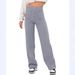 Women's Clothing Casual Straight Leg Pants High Waist Button Elastic Multiple Pockets Fashion_ecoleips.com