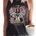 Women's Clothing Fashion Letter Print Round Neck Vest_ecoleips.com