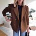 2025 Spring INS Women's Suit Collar Casual Top Woolen Coat Thick_ecoleips.com