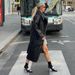 Women's Clothing Elegant Women's Trench Coat Long Sleeve Belted Trench Jacket With Lapel Collar For Autumn Winter_ecoleips.com