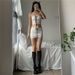 French Style Pure Desire Sexy Strapless Vest For Women, New Autumn Lace Slim Fit Inner Layer With Half Skirt Two-Piece_ecoleips.com