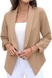 2025s Women's 2025 New Spring/summer Fashion Jacket, With Lapel, Mini Suit_ecoleips.com