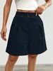 2025s 2025 Summer New Loose Pants Casual Women's High Waist Wide Leg Shorts_ecoleips.com