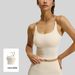 Popular Water Drop Yoga Beauty Back Back Color Matching Cross Sports Vest High Elastic Breathable Fixed Chest Pad Sling_ecoleips.com