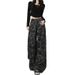 American Retro Camouflage Wide-leg Jeans For Women, Autumn 2026 New Style, Loose Straight High-waisted Plus-size Work_ecoleips.com