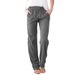 Women's Clothing Solid Color Cotton And Linen Drawstring Loose Casual Wide Leg Trousers_ecoleips.com