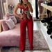 Women's Clothing Sleeveless Top Pants Two Piece Set_ecoleips.com