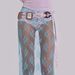 Women's Sheer Hollow Out Long Midi Lace Mesh Skirt Versatile_ecoleips.com
