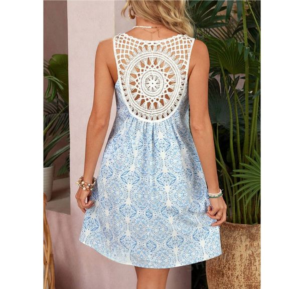 Women's Clothing Backless Solid Color Sexy Dress_ecoleips.com