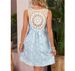 Women's Clothing Backless Solid Color Sexy Dress_ecoleips.com