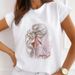 Cross-border Plus-size New Women's T-shirt, Urban Girl Short-sleeve T-shirt_ecoleips.com