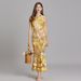 Women's Clothing Three Dimensional Flower Mesh Embroidery Waist And Hip Dress French Fishtail Long Skirt For Women_ecoleips.com