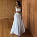 Women's Clothing Pure Cotton Suspender Underwear Half Length Skirt Suit European And American \Spring And Summer New Sexy Underwear Long Skirt Suit_ecoleips.com