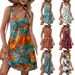 Verve 2025 Summer Beach Loose V-neck Sleeveless Pocket Tank Dress_ecoleips.com