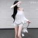 Korean Dongdaemun ZL530 Striped Shorts for Women Skin Friendly Comfortable Casual Style in Stock_ecoleips.com