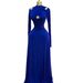 New 2025 Elegant Slimming Hollow out Long Sleeved Dress European American Style High Elasticity Skirt for Women_ecoleips.com