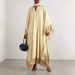 New 2026 Tassel Women's Elegant Long Dress Fashion O-neck Batwing Sleeve Loose Banquet Dress Casual Formal Occasion Guest Dress_ecoleips.com