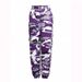 Women's Camouflage Cargo Denim Harem Pants Casual Style_ecoleips.com