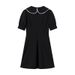 Women's Removable Baby Collar Dress - Sweet & Elegant Spring Dress (European & American Style)_ecoleips.com