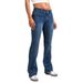 Women's Casual Stretch Denim Jeans – Embroidered Slim Fit Trousers With Comfortable Elastic Waist_ecoleips.com