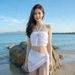Women's Sexy Alluring Three Piece Swimsuit Set For Beach Vacation New Super_ecoleips.com