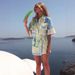 Women's Summer Fashion Versatile Lace Print Suits Clothing_ecoleips.com