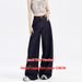 2026 New Denim Blue Wide-Leg Jeans Plus-Size Women, Slimming For Pear-Shaped Body, High-Waisted, Loose, Casual Style_ecoleips.com