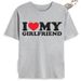 European And American Cross-border Foreign Trade Clothing "I Love My Girlfriend" Printed Round-neck Short-sleeve Women's_ecoleips.com