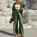 Women's Loose Casual Two-Piece Suit Solid Color European Style Spring/Summer Set_ecoleips.com