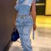 Women's Clothing Stretch Denim Fabric Trousers Fashion Three Dimensional Multi Pocket Workwear Style Clothing_ecoleips.com