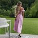 One Shoulder Floral 2025 Summer New Sexy Slit Slim Fit Temperament Long Dress_ecoleips.com