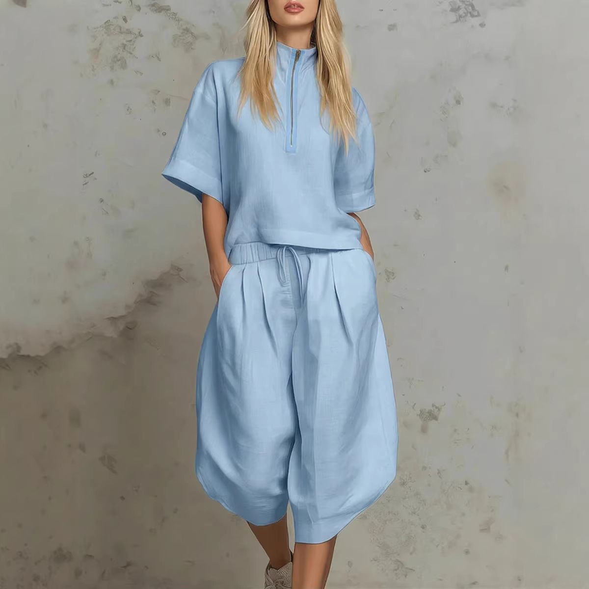 Women's Clothing Plus Size Casual Sportswear Sets For Women Loose Fitting Stylish Youthful Fashion Spring Summer_ecoleips.com