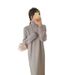 Oversized Knit Sweater Dress – High Waist Long Sleeve Slit Hem Tunic For Women, Soft Rayon-Polyester Blend, Fall/Winter Layering Essential_ecoleips.com